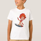 彼のfixiboardのFixies |の火 Tシャツ (正面)