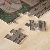 彼のgを与えている氏Fr 2810 f.3v Kublai Khan (1214-94年) ジグソーパズル (側面)