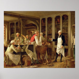 彼のLaboraのルイジーンMarie Daubenton (1716-99年) ポスター