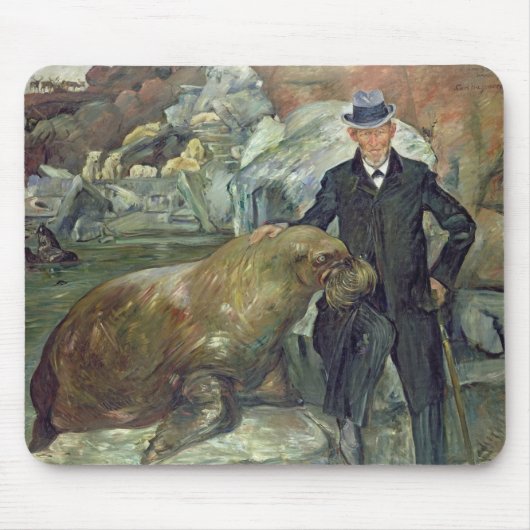 彼のZooのカールHagenbeck、1911年 マウスパッド (正面)