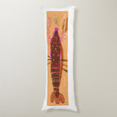 "彼はあなたのロブスター"の抱き枕です ボディピロー (正面縦)