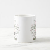 彼はあなたの心を知っておられる 親密な朝の献身 コーヒーマグカップ (中央)