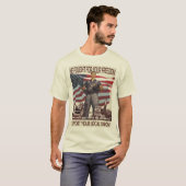 彼はあなたの自由のために戦いました -- 親連合Tシャツ Tシャツ (正面フル)