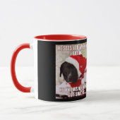 彼はあなたは君に会食べ物う。カスタマイズ可能！ マグカップ (左)