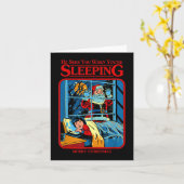 彼はあなたは寝ると君に会って聖降誕祭の騒ぎを起こす カード (黄色い花)