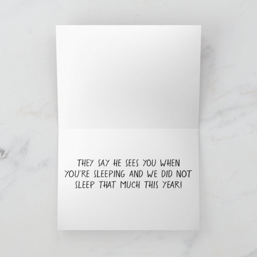 彼はあなたは寝る時に君を見たが寝た？ シーズンカード (内部)