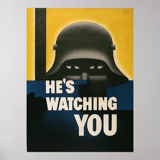 彼はあなたを見ている ポスター (正面)