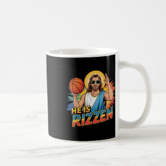 彼はおもしろいRizzen Jesus Shirt Basket Boys Kidだ コーヒーマグカップ