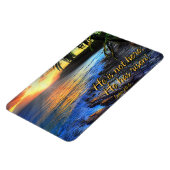 彼はここにいない彼は立ち上がった!Luke 24:6 Premium Mag マグネット (左側)