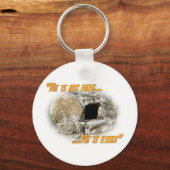 彼はここにいない…彼は立ち上がった! キーホルダー (正面)