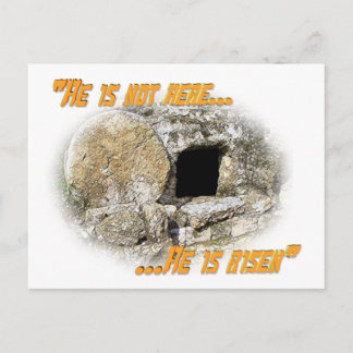 彼はここにいない…彼は立ち上がった! ポストカード