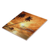 彼はここにいない。彼は立ち上がった!ルカ24:6タイル タイル (側面)