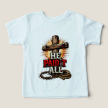 『彼はすべての代価を支払った』 - 十字架 & 釘 キリスト教の信仰