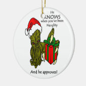 彼はずっといけないオーナメントいつであるか知っています セラミックオーナメント (左)