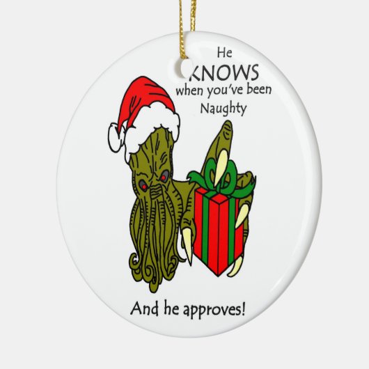 彼はずっといけないオーナメントいつであるか知っています セラミックオーナメント (左)