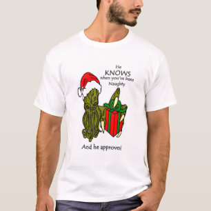 彼はずっといけないTシャツいつであるか知っています Tシャツ