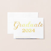 彼はそれをやったグラードパーティの招待状1フォトフォイルのカード 箔カード (裏面封筒付き)