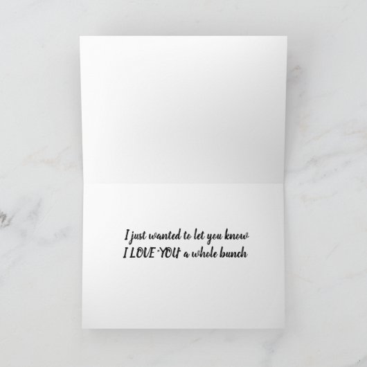 彼はただ「愛してる」を伝えたいだけなの カード (内部)