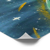 彼はつる日と月を指す ポスター (角)