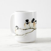 彼はである何マグがほしいと思って下さい コーヒーマグカップ (正面左)