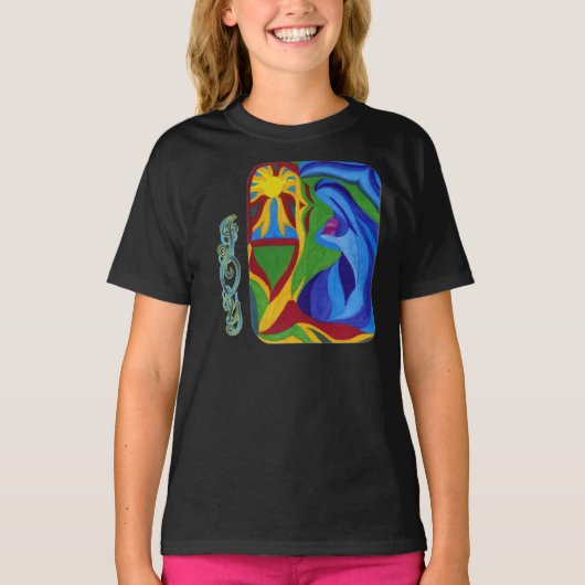 彼はとても小さなシャツに見える Tシャツ (正面)