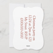 彼はどうやら着飾り過ぎているようだ シーズンカード (裏面)