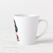 彼はまだことわざの暗おもしろいいユーモアのヴィンテージ カフェラテマグ (右)