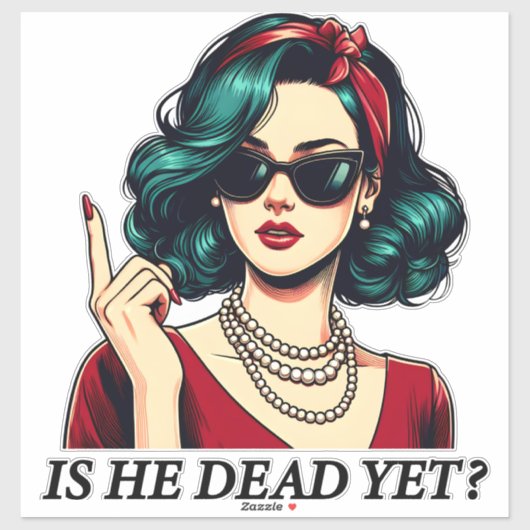 彼はまだことわざの暗おもしろいいユーモアのヴィンテージ シール (シート)