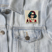 彼はまだことわざの暗おもしろいいユーモアのヴィンテージ 缶バッジ (インサイチュ)