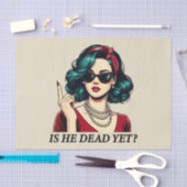 彼はまだことわざの暗おもしろいいユーモアのヴィンテージ 薄葉紙 (クラフト)