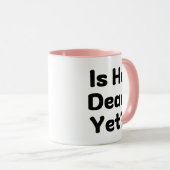 彼はまだユーモアが無いか マグカップ (正面右)