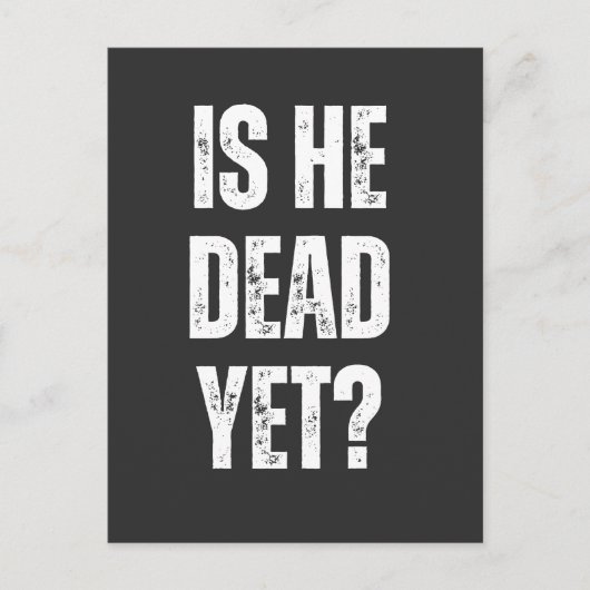 彼はまだ死んでいる ポストカード (正面)