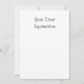 彼はもう生き返った 招待状 (裏面)