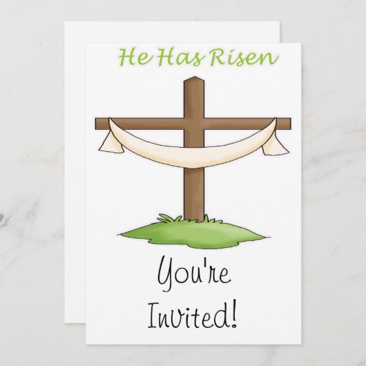 彼はもう生き返った 招待状 (正面/裏面)