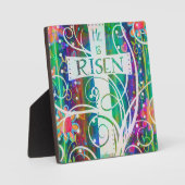 彼はよみがえった 本当に素晴らしい イースターだ フォトプラーク (正面)