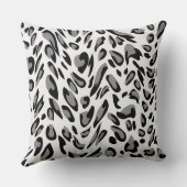 彼はアニマルプリントPIllowに上昇 クッション (裏面)