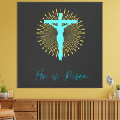 彼はイエス様に成り立った キャンバスプリント (インサイチュ (リビング))