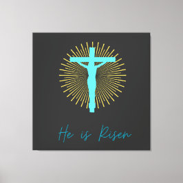 彼はイエス様に成り立った キャンバスプリント