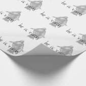 彼はイエス・キリスト・復活祭のモルモン教を復活させた ラッピングペーパー (角)