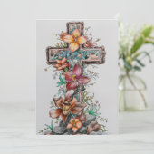 彼はイエス・クロス・グリーティングカード、イースターの日に復活した シーズンカード (スタンド正面)