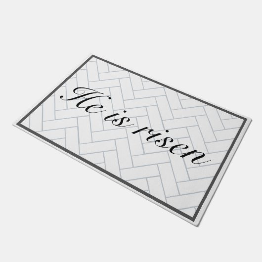 彼はイースターのキリスト教農家に生まれ変わった ドアマット (アングル)