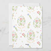 彼はイースターのホリデーカードを復活させた シーズンカード (裏面)