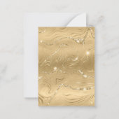 彼はイースターの水の色の花、宗教的な復活 ノートカード (裏面)