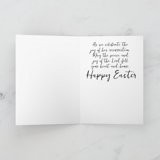 彼はイースターカードを復活させた カード (内部)