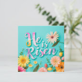 彼はイースターカード、ハッピーイースターの花を復活 シーズンカード (スタンド正面)