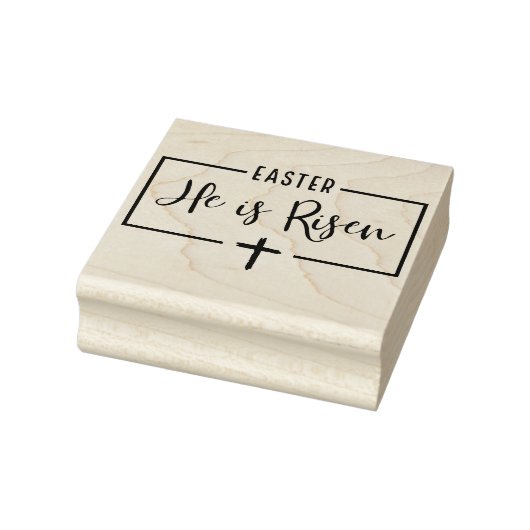 彼はイースターゴムの切手を上げた ラバースタンプ (スタンプ)