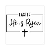 彼はイースターゴムの切手を上げた ラバースタンプ (インプリント)