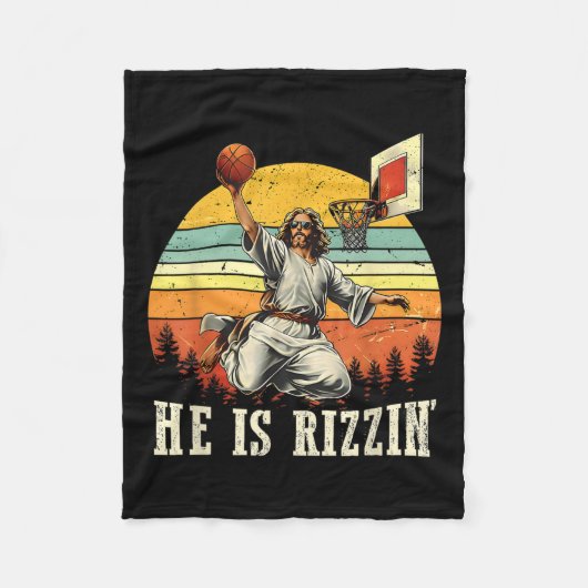 彼はイースターバイスケットルのクリスチャンである フリースブランケット (正面)