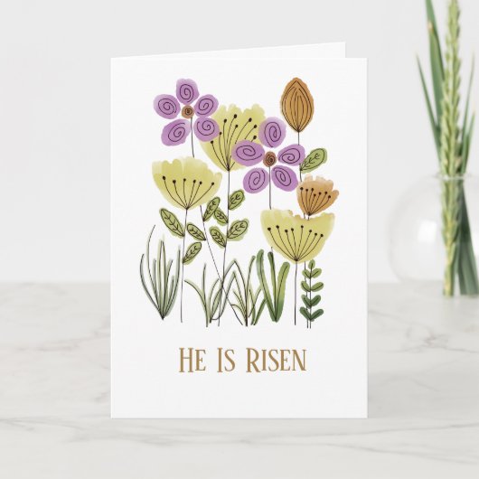 彼はイースターフローラカードを復活させた シーズンカード (正面)