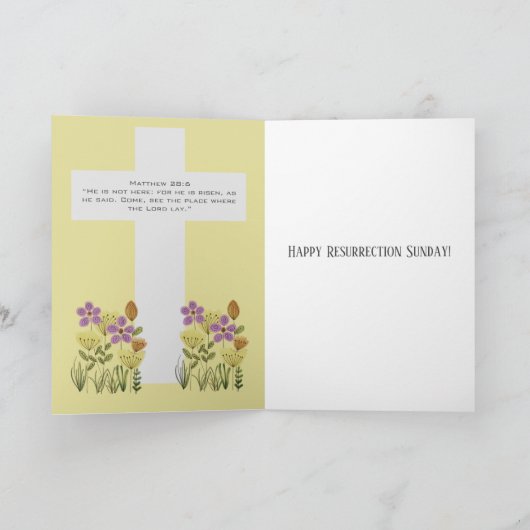 彼はイースターフローラカードを復活させた シーズンカード (内部)